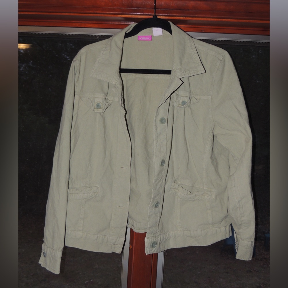 Pappagallo Green Button Down